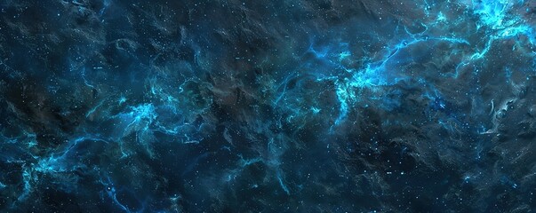 Fototapeta premium a background of dark green and neon blue smoke plumes