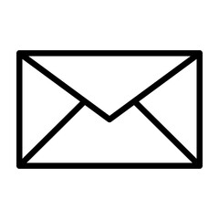 Mail Vector Line Icon Design