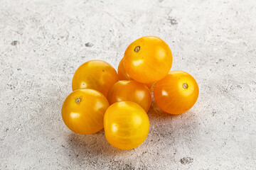 Ripe tasty yellow cherry tomato