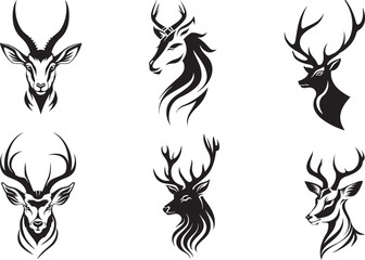 Animal head vector image