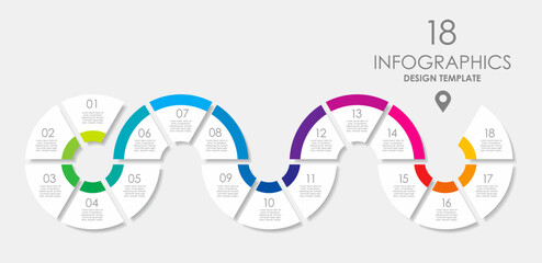 Infographic design template with place for your data. Vector illustration.