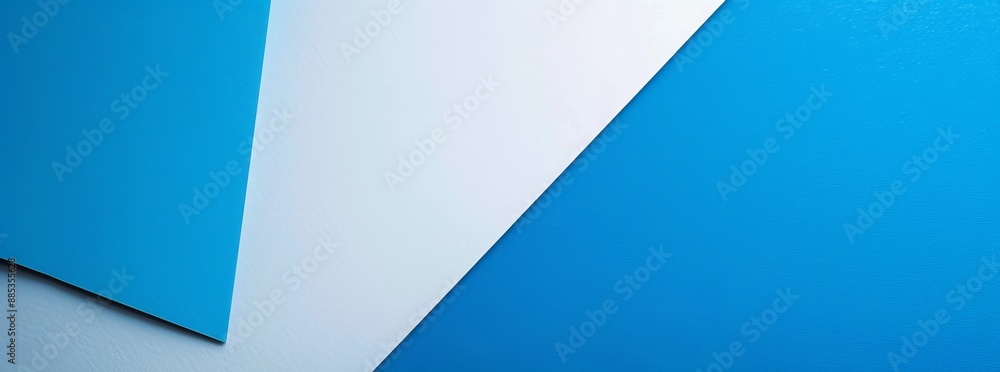 Poster the background of a dark blue product stage or podium pedestal display is set against a blank white 