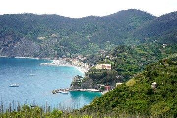 View to monterosso al mare, cinque terre, italy