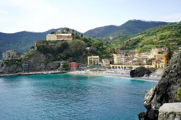View to monterosso al mare, cinque terre, italy