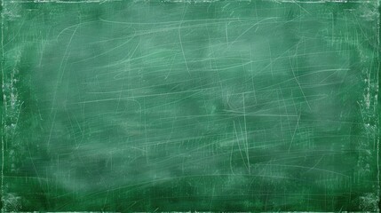 Green chalkboard with clipping path
