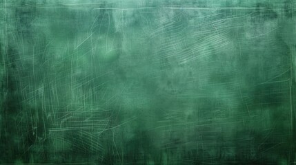Green chalkboard with clipping path