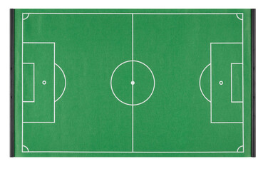 paper football field cut out isolated transparent background