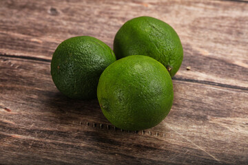 Green sour tropical Lime fruit