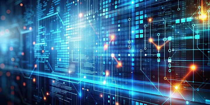 Abstract background representing software development and coding, technology, programming, digital, code