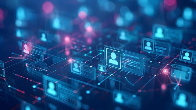 Digital Network of User Profiles and Data Connections