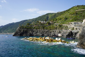 view of the coast of the sea