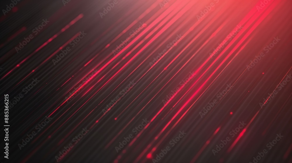 Poster abstract red and black diagonal light rays background with futuristic laser effect for modern design