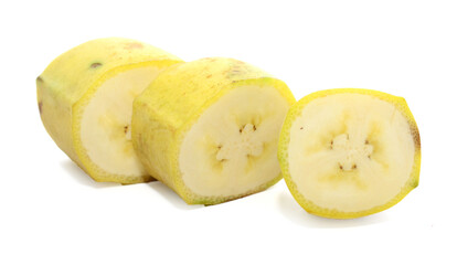 Banana,Fruit,Green, Color,Sweet Food,Ripe - stock photo