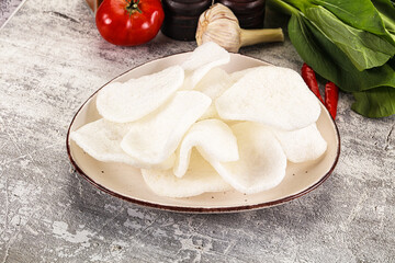 Viietnamese crab chips for snack