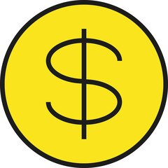 Dollar Coin Icon
