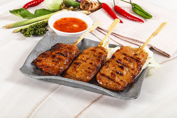 Thai Street foof pork satay