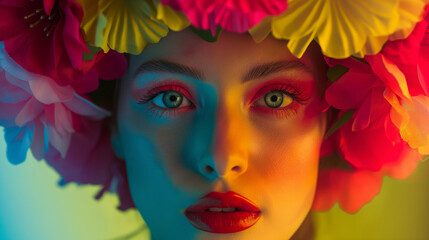 Naklejka premium portrait of a woman