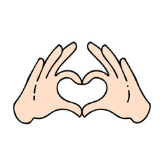 editable line stroke hand drawn color vector illustration