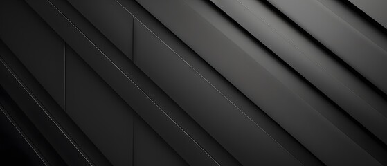 Obraz premium Black striped tech background