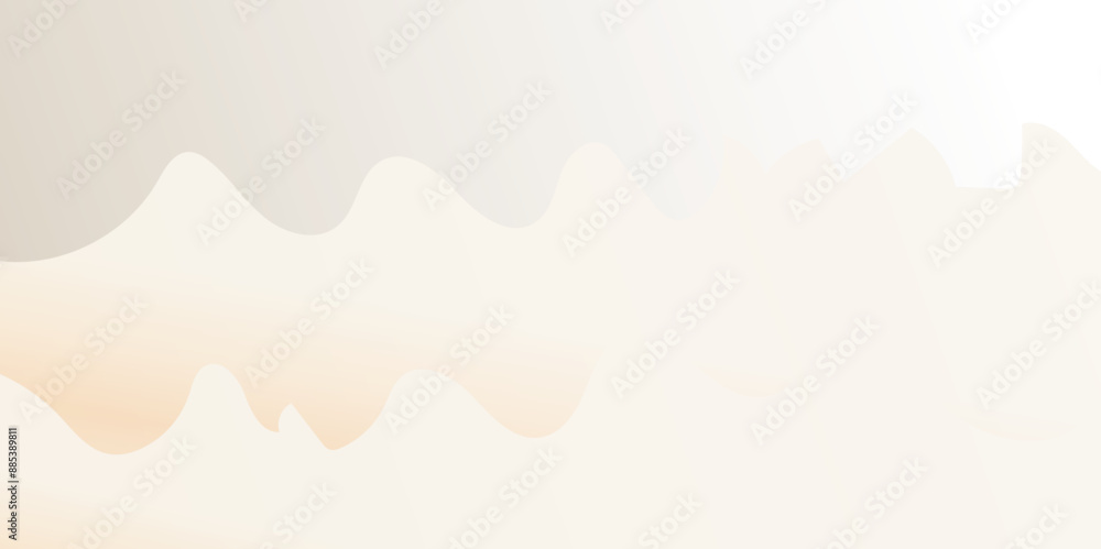 Aufkleber abstract white modern vector background with minimalist dynamic and smooth wave shapes abstract back