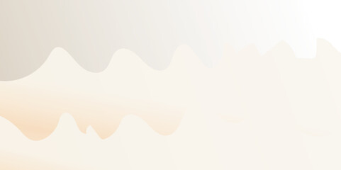 Abstract white modern vector background with minimalist dynamic and smooth wave shapes abstract background. banner, pattern, wallpaper, template, business card Vector illustration.