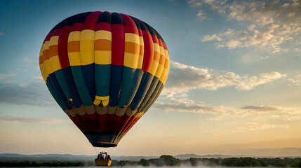 Fototapeta premium Hot air balloon trip