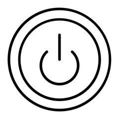 Power Vector Line Icon