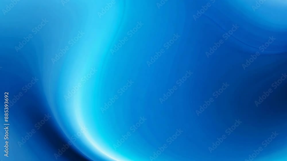 Poster abstract blue background with smooth lines and elegant curves, perfect for tech or business concepts