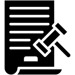 Lawsuit vector icon illustration of Law & Legislation iconset.