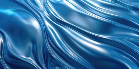 Obraz premium Close-up of shiny blue background