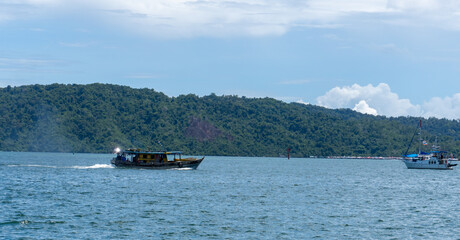 boat on the sea