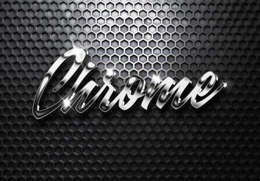 Text Effect Chrome with Generative AI