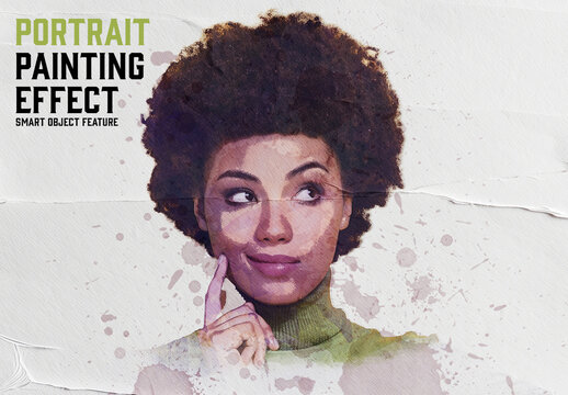 Portrairt Painting Effect with Generative AI