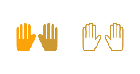 Gardening Gloves Vector Icon