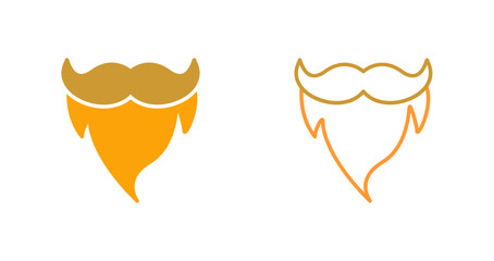 Beard and Moustache II Vector Icon