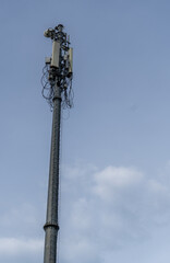 Obraz premium telecommunication tower with antennas