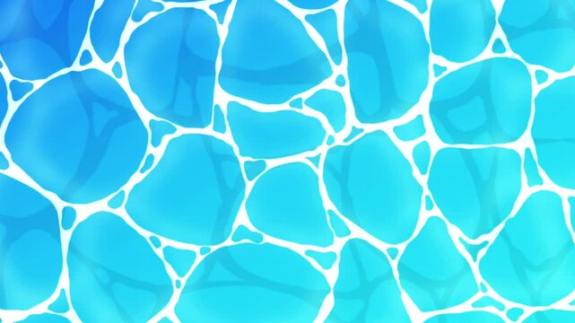 美しい　水面　海　イラスト　動画