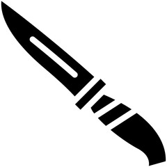 Knife vector icon illustration of Fishing iconset.