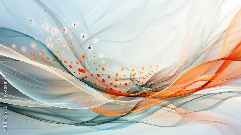 Poster a stunning abstract composition emphasizing the golden ratio, with fractal patterns forming a comple