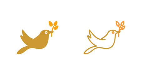 Cute Bird Vector Icon
