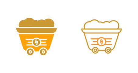 Coal Mine Vector Icon