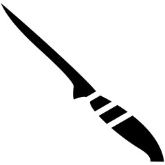 Fillet Knife vector icon illustration of Fishing iconset.