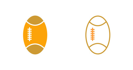 Rugby Vector Icon