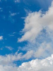 blue sky with clouds