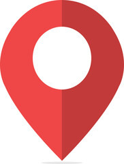 Loaction red pin icon.