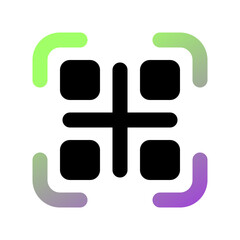 Fototapeta premium Editable qr code scanner vector icon. Part of a big icon set family. Perfect for web and app interfaces, presentations, infographics, etc