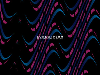 Abstract futuristic dark background with waving gradient design. Realistic 3d wallpaper with luxurious flowing lines. Elegant background for posters, websites, brochures, cards, banners, apps, etc.