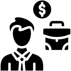 Entrepreneurship vector icon illustration of Gig Economy iconset.