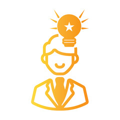 learning Line Gradient Icon