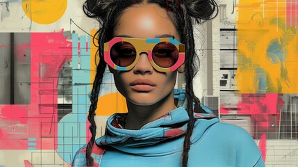 Artistic Digital Portrait of a Woman